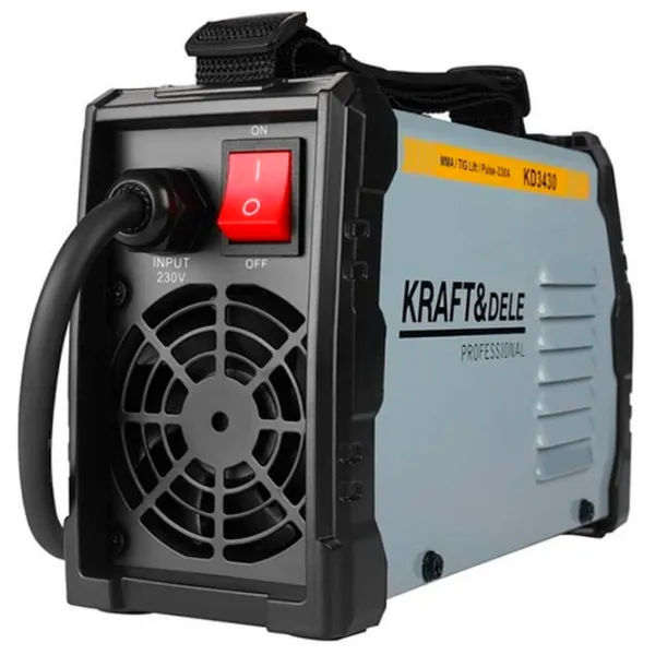 Сварочный аппарат Kraft&Dele KD3430 230 В ручная дуговая (MMA), аргонно дуговая (TIG) / Серый photo 3 Сварочный аппарат Kraft&Dele KD3430 230 В ручная дуговая (MMA), аргонно дуговая (TIG) / Серый photo 3