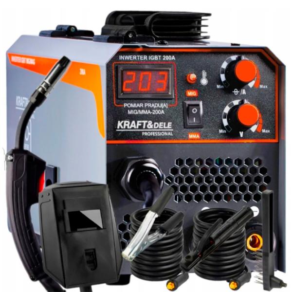 Aparat de sudat Kraft&Dele KD1788 220 V semiautomat (MIG/MAG) / Gray photo 1