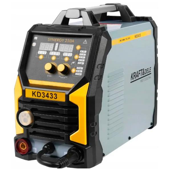 Aparat de sudat Kraft&Dele KD3433 230 V semiautomat (MIG/MAG) , cu gaz inert (TIG) / Gray photo 1
