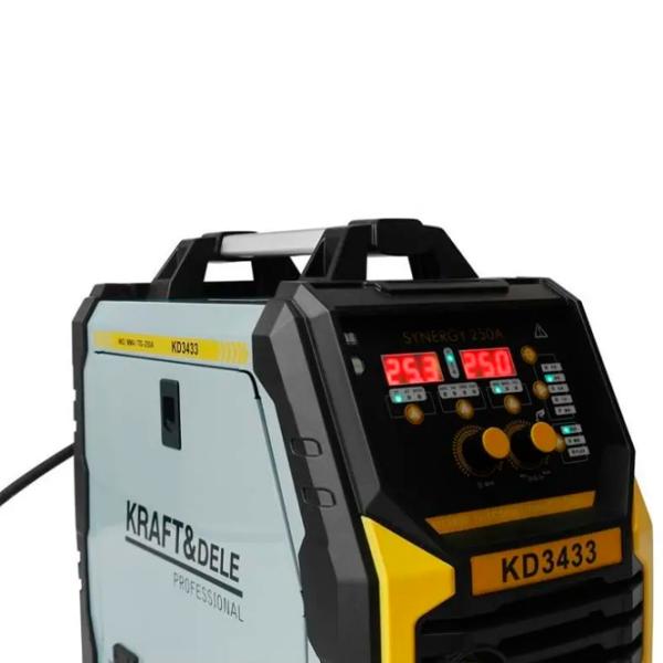 Aparat de sudat Kraft&Dele KD3433 230 V semiautomat (MIG/MAG) , cu gaz inert (TIG) / Gray photo 2