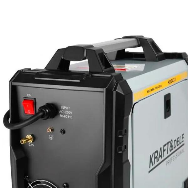 Aparat de sudat Kraft&Dele KD3433 230 V semiautomat (MIG/MAG) , cu gaz inert (TIG) / Gray photo 5