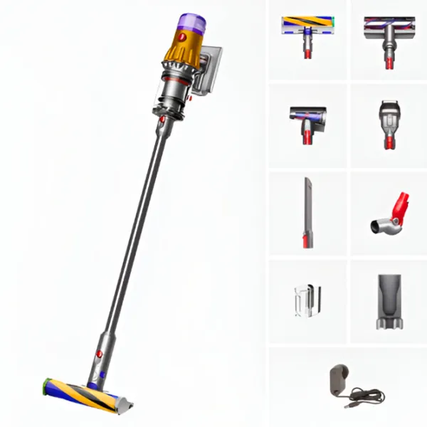 Вертикальный пылесос Dyson V12 Detect Slim Absolute 545 Вт / Violet Серый photo 8