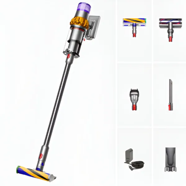 Вертикальный пылесос Dyson V15 Detect Absolute 610 Вт / Желтый Никель photo 6