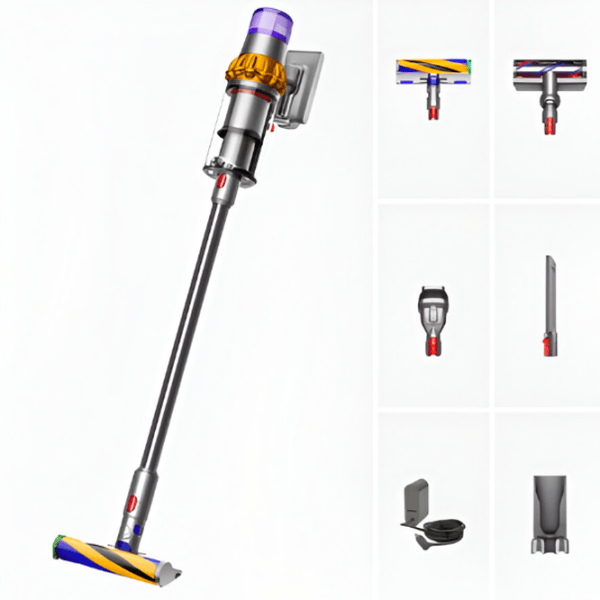 Вертикальный пылесос Dyson V15 Detect Absolute 610 Вт / Желтый Никель photo 6