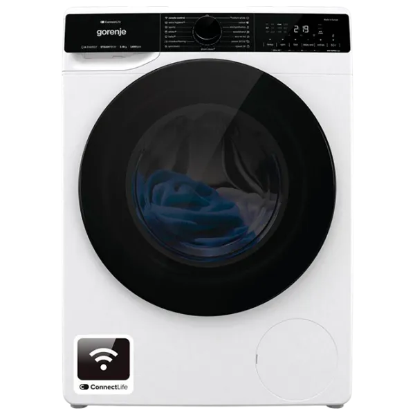 Mașină de spălat Gorenje WPNA84A2TSWIFI 8 kg / 1400 rpm / White photo 1