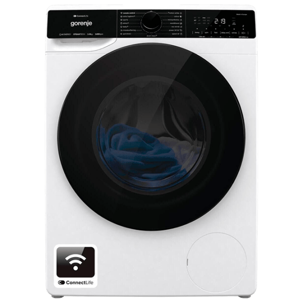 Mașină de spălat Gorenje WPNA84A2TSWIFI 8 kg / 1400 rpm / White photo 1