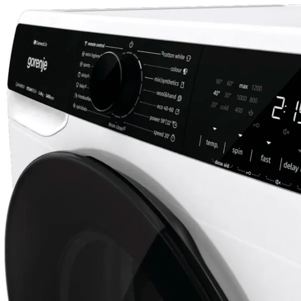 Mașină de spălat Gorenje WPNA84A2TSWIFI 8 kg / 1400 rpm / White photo 6