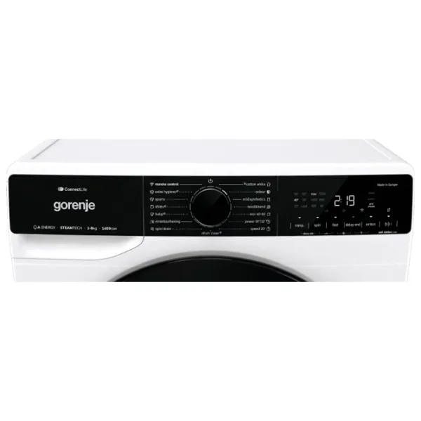 Mașină de spălat Gorenje WPNA84A2TSWIFI 8 kg / 1400 rpm / White photo 7