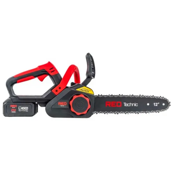 Цепная пила Red Technic RTPAK0124 Аккумуляторный/ Красный photo 2 Цепная пила Red Technic RTPAK0124 Аккумуляторный/ Красный photo 2