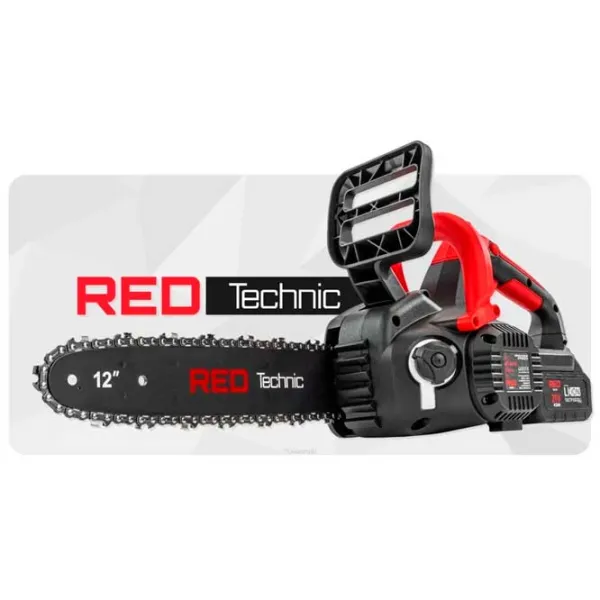 Цепная пила Red Technic RTPAK0124 Аккумуляторный/ Красный photo 3 Цепная пила Red Technic RTPAK0124 Аккумуляторный/ Красный photo 3