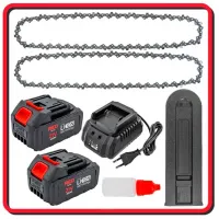 Fierăstrău cu lanţ Red Technic RTPAK0124 Cu acumulator/ Red photo 5