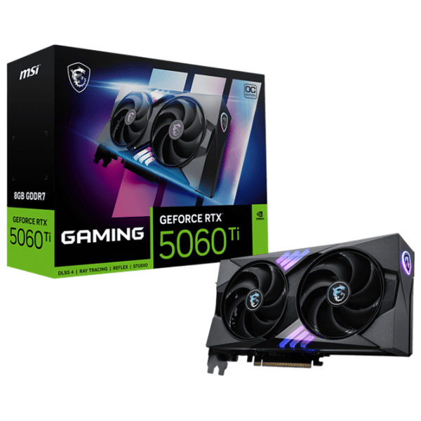 Placă video MSI GeForce RTX 5060 Ti GAMING OC PCI Express x16 5.0 / 8 GB photo 4 Placă video MSI GeForce RTX 5060 Ti GAMING OC PCI Express x16 5.0 / 8 GB photo 4