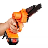 Fierăstrău cu lanţ Kraft&Dele KD10626 Cu acumulator/ Orange photo 7