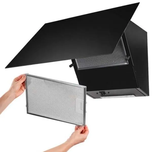 Вытяжка Muhler АМК-3065GМ Наклонная/ Черный/ Серый photo 3