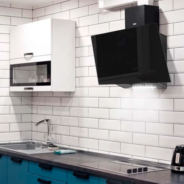 Вытяжка Muhler АМК-3065GМ Наклонная/ Черный/ Серый photo 4