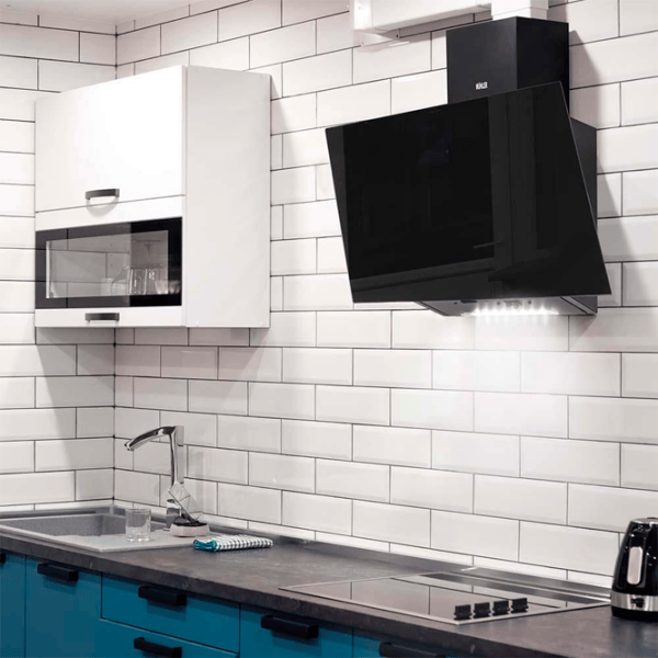 Вытяжка Muhler АМК-3065GМ Наклонная/ Черный/ Серый photo 4