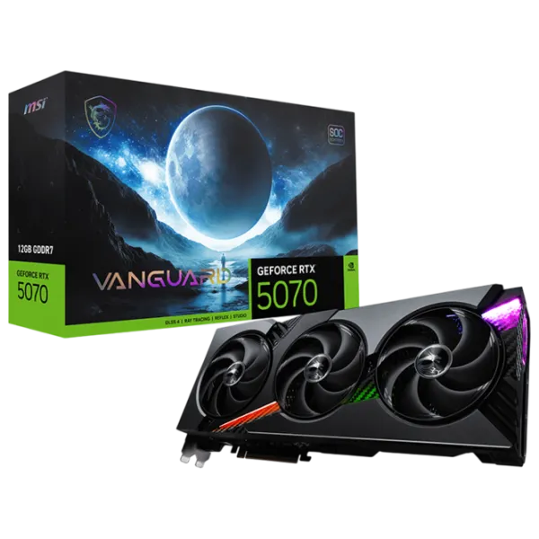 Видеокарта MSI GeForce RTX 5070 VANGUARD SOC PCI Express x16 5.0 / 12 ГБ photo 6