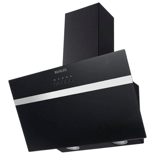 Вытяжка Muhler AMK-887D-BS Наклонная/ Черный/ Нержавеющая сталь photo 1