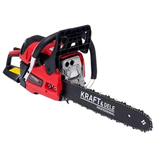Цепная пила Kraft&Dele KD5015 Бензиновая/ Красный photo 2 Цепная пила Kraft&Dele KD5015 Бензиновая/ Красный photo 2