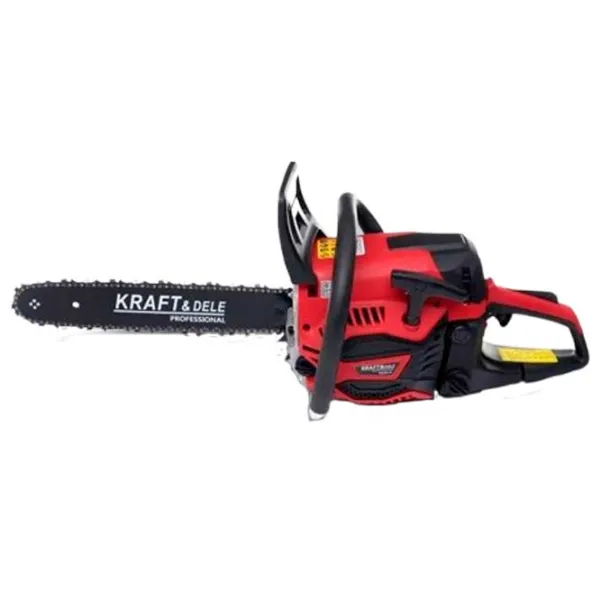 Цепная пила Kraft&Dele KD5015 Бензиновая/ Красный photo 3 Цепная пила Kraft&Dele KD5015 Бензиновая/ Красный photo 3