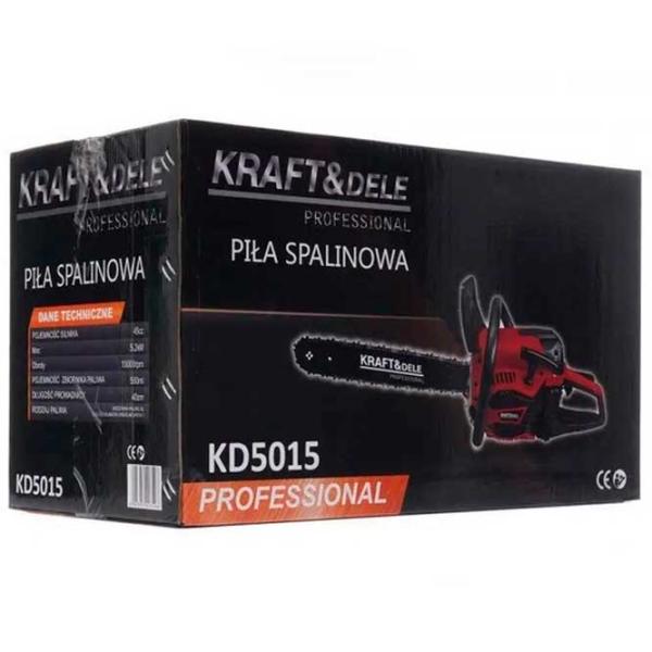 Цепная пила Kraft&Dele KD5015 Бензиновая/ Красный photo 4 Цепная пила Kraft&Dele KD5015 Бензиновая/ Красный photo 4
