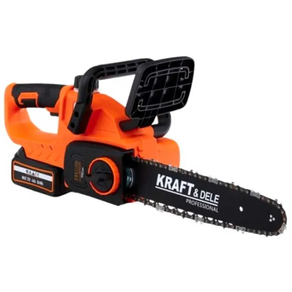 Fierăstrău cu lanţ Kraft&Dele KD10643 Cu acumulator/ Orange photo 1 Fierăstrău cu lanţ Kraft&Dele KD10643 Cu acumulator/ Orange photo 1
