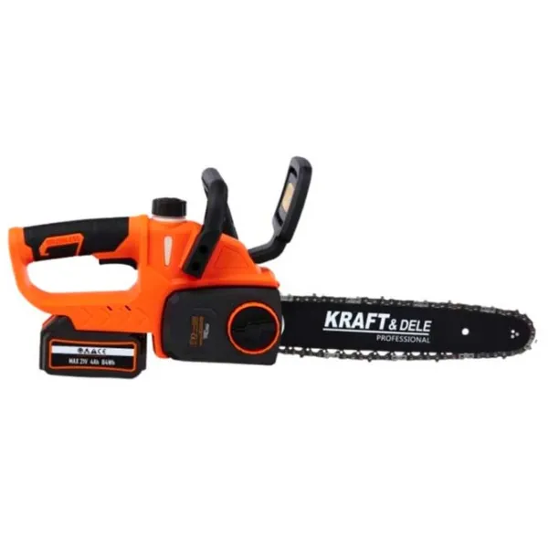 Fierăstrău cu lanţ Kraft&Dele KD10643 Cu acumulator/ Orange photo 3 Fierăstrău cu lanţ Kraft&Dele KD10643 Cu acumulator/ Orange photo 3