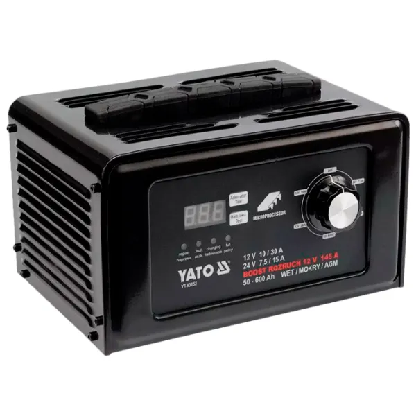 Пуско зарядное и зарядное устройство Yato YT83052 10 A - 30 А photo 1