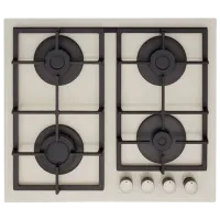 Plită încorporabilă pe gaz Lanova 116400C5C2425 Oțel emailat / Beige