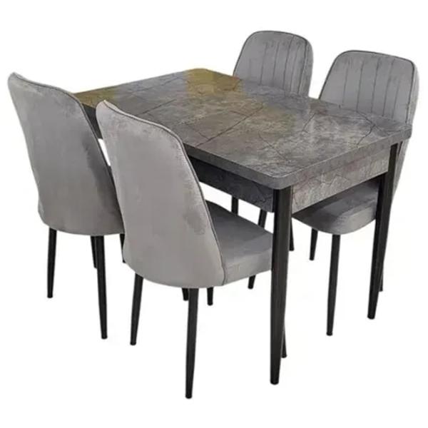 Set masă și scaune Magnus 499912 Dreptunghiulară / PAL / Gray photo 1