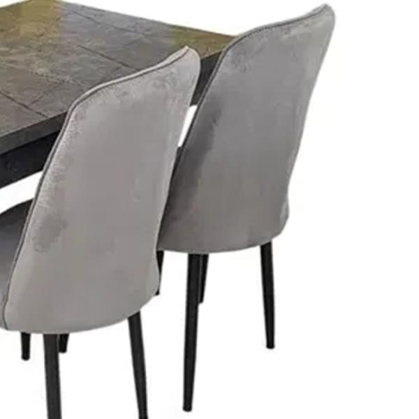 Set masă și scaune Magnus 499912 Dreptunghiulară / PAL / Gray photo 2