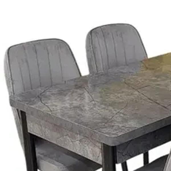 Set masă și scaune Magnus 499912 Dreptunghiulară / PAL / Gray photo 3