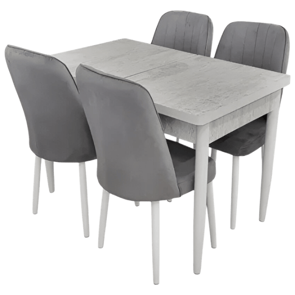 Set masă și scaune Magnus 4999913 Dreptunghiulară / MDF / Gray photo 1 Set masă și scaune Magnus 4999913 Dreptunghiulară / MDF / Gray photo 1