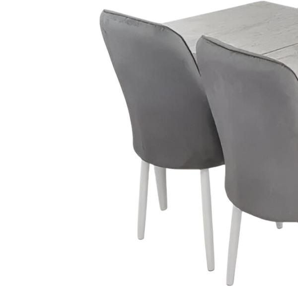 Set masă și scaune Magnus 4999913 Dreptunghiulară / MDF / Gray photo 4 Set masă și scaune Magnus 4999913 Dreptunghiulară / MDF / Gray photo 4