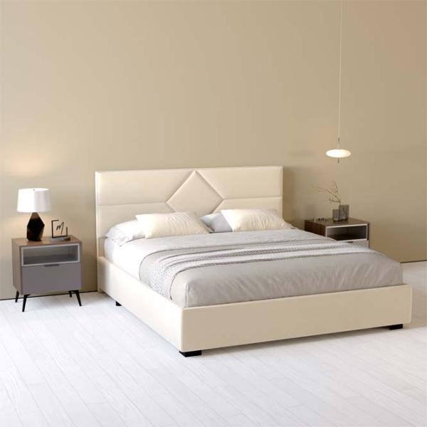 Кровать My-Style my-Mila Mocca 200 x 200 см / Фанера / Бежевый photo 5