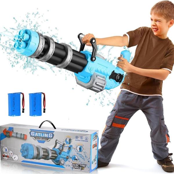 Pistol cu apă Water Gun Gatlin LD-588D 4+ / Apă / Blue photo 2