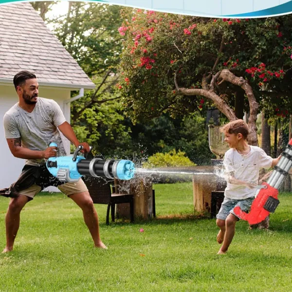 Pistol cu apă Water Gun Gatlin LD-588D 4+ / Apă / Blue photo 3