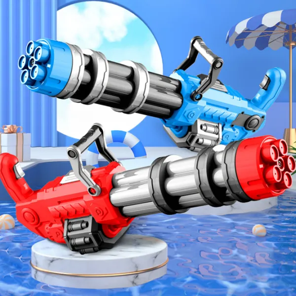 Pistol cu apă Water Gun Gatlin LD-588D 4+ / Apă / Blue photo 5