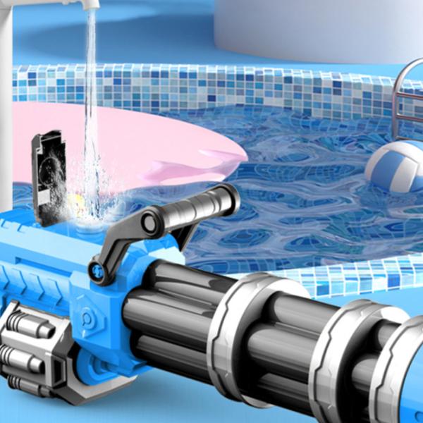 Pistol cu apă Water Gun Gatlin LD-588D 4+ / Apă / Blue photo 7