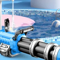 Pistol cu apă Water Gun Gatlin LD-588D 4+ / Apă / Blue photo 7