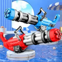 Pistol cu apă Water Gun Gatlin LD-588D 4+ / Apă / Red photo 3