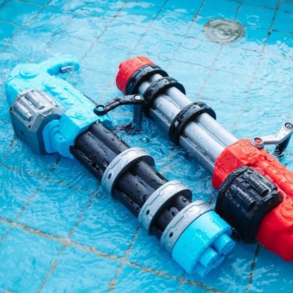 Pistol cu apă Water Gun Gatlin LD-588D 4+ / Apă / Red photo 4