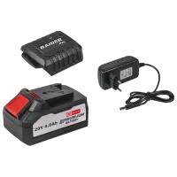 Комплект из аккумулятора и зарядного устройства Raider 32134 Li-Ion / 4 Ач / 20 В