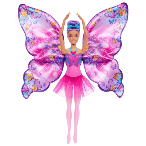 Păpușă Barbie Magic wings HXJ10  zână / 3+ photo 1