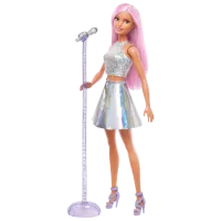 Păpușă Barbie Pop Star JCW42  cântăreață / 3+
