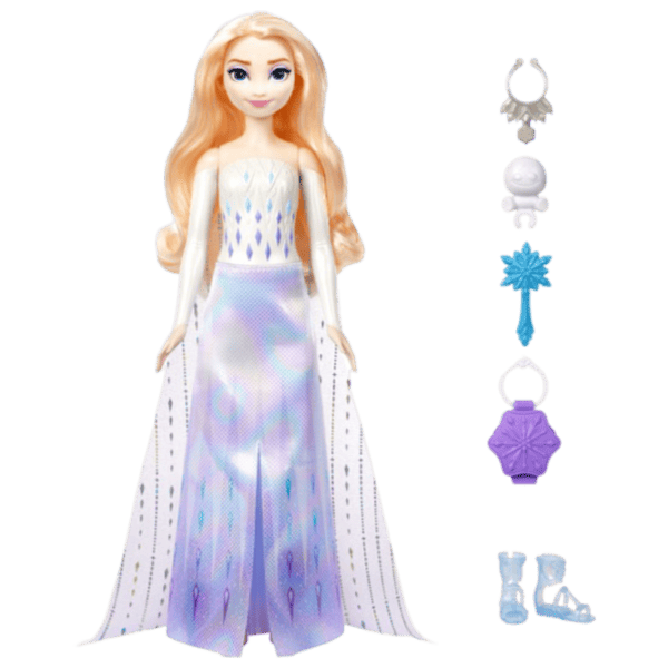 Păpușă Barbie Frozen Elsa HTG25  prințesă / 3+ photo 1