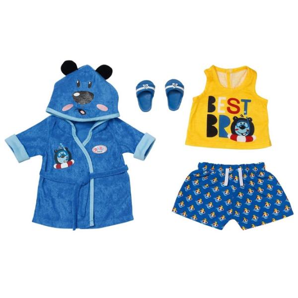 Haine pentru păpuși Zapf Bath Deluxe Boy Outfit 832011  set baie / 3+ photo 1
