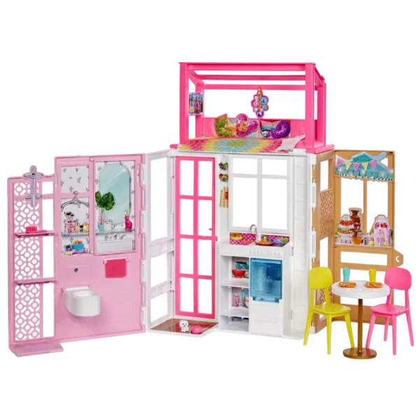 Căsuță pentru păpuși Barbie Barbie's Portable House HCD47 model / 3+ photo 1