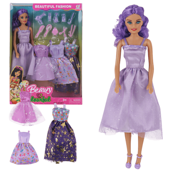 Кукла Essa Toys Beauty Colourful 60261HWT-3 модель / 3+ photo 1