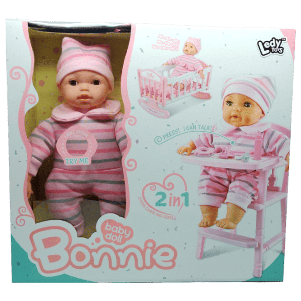 Păpușă Essa Toys Bonnie LD69003B bebeluș / 3+ photo 1